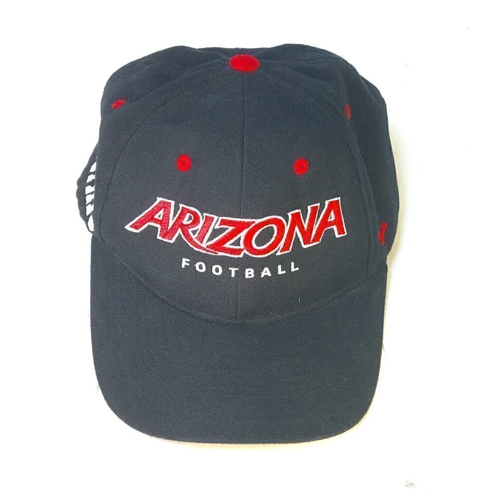 Zephyr NCAA Arizona Wildcats Football Black Red Cap Snapback Hat